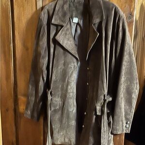 Suede like coat